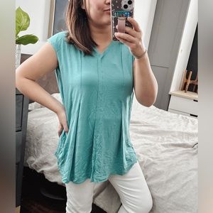 Lafayette 148 Slip‎ over Tunic blouse. Sz P/ XSP